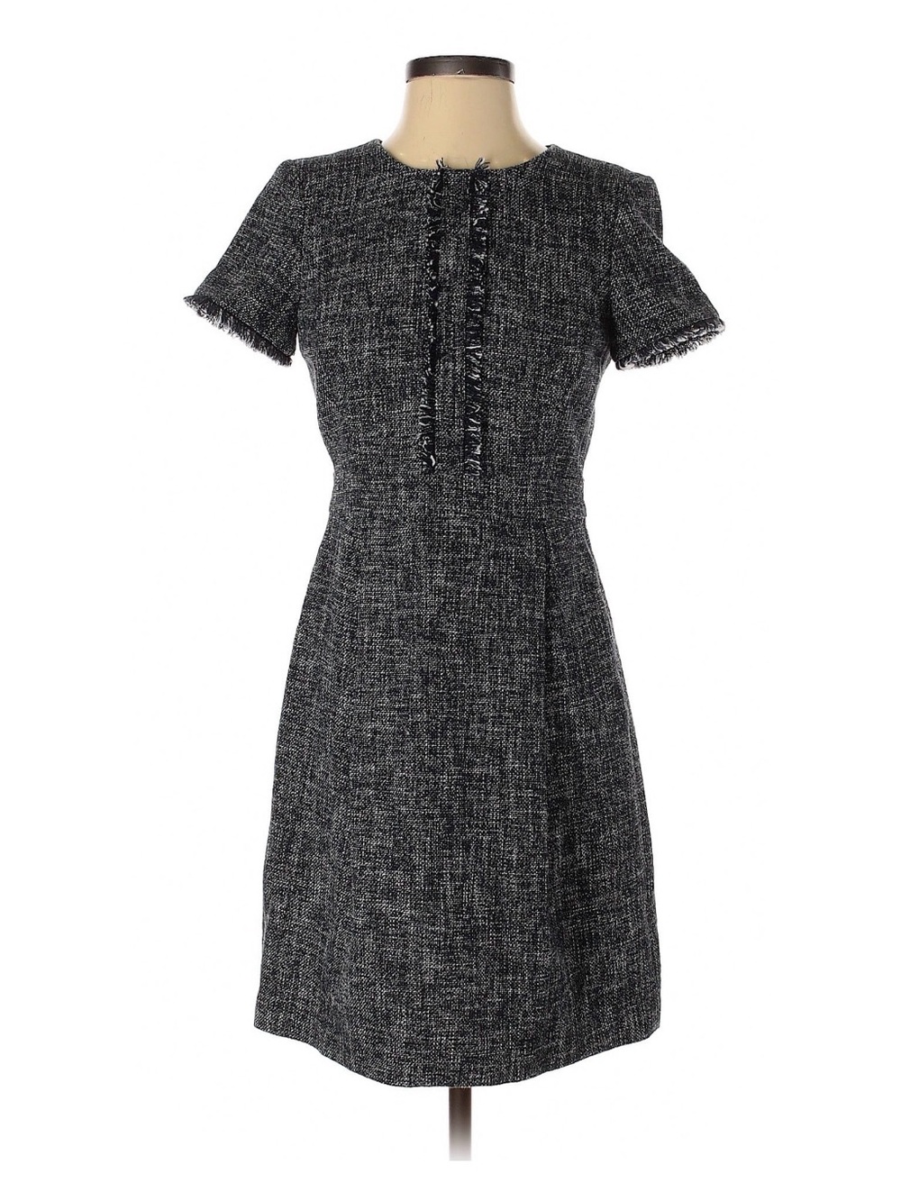 Brooks Brothers Tweed Short-Sleeve Dress